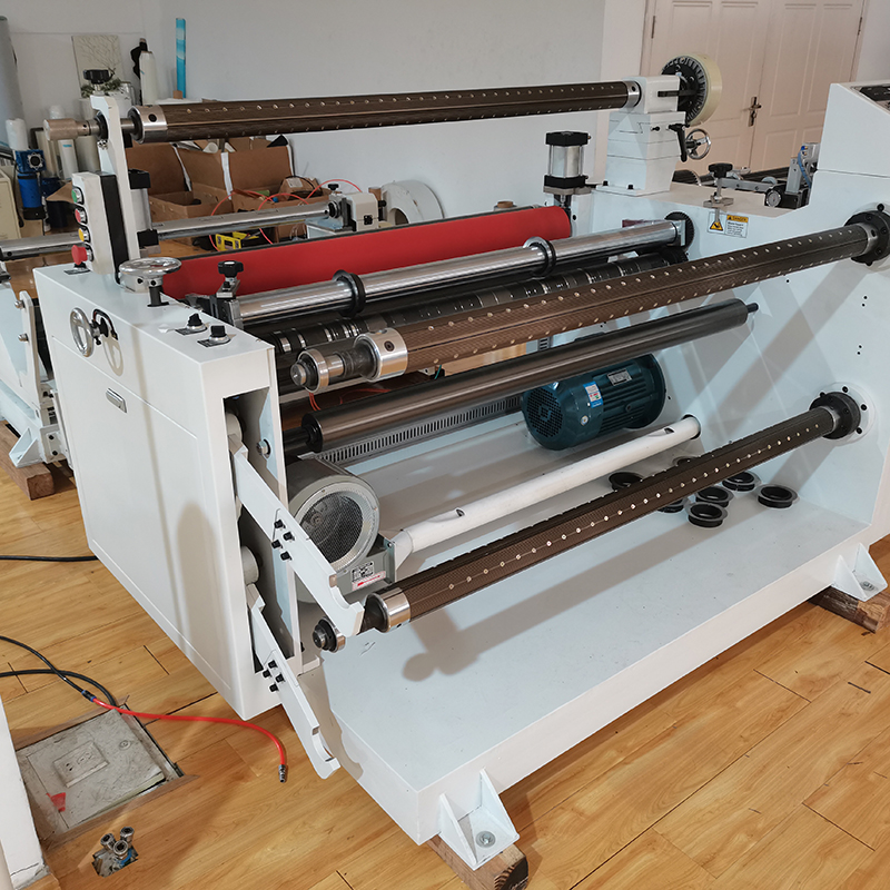 Machine de refendage de stratification de rebobinage automatique de polyéthylène de papier Strech